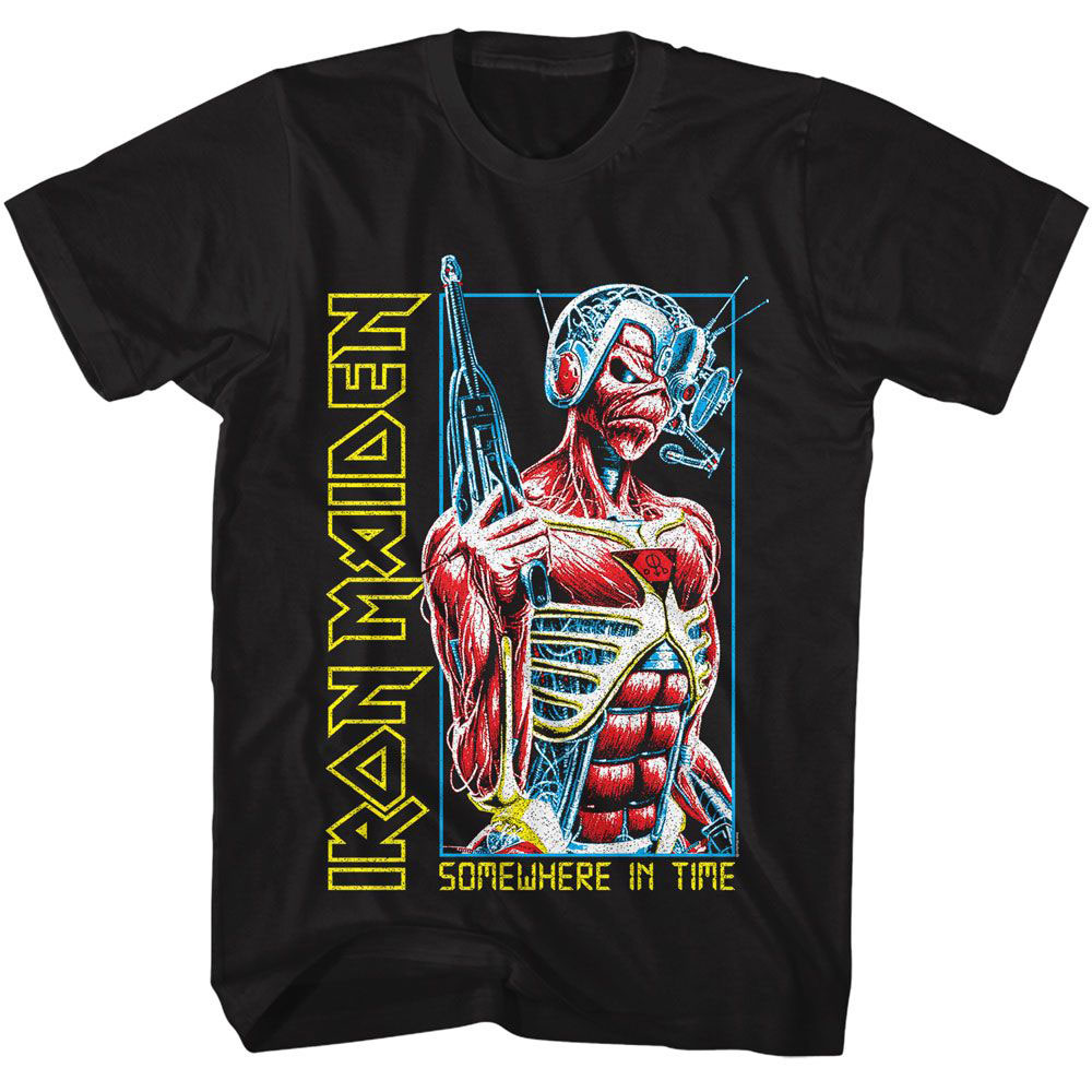Men's Iron Maiden Iron Maiden Somewhere In Time T-shirt Medium