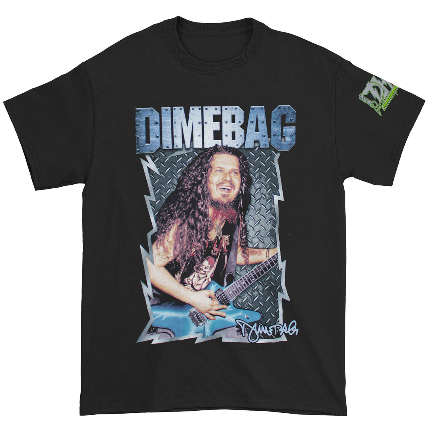 Men's Dimebag Darrell Portrait T-shirt X-Large Black | eBay